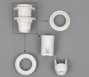 GobekUsa E27 Lamp Bulb Holder Fitting, Black/White, 110v-220v Lighting Accessory