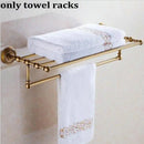 GobekUsa Copper Bathroom Accessories Set: Towel Rack, Bar, Cup Holder, Paper Holder, Cloth Hook