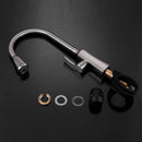 GobekUsa Black Stream Handle Kitchen Faucet Tap Rotation Mixer Swivel Pull Out