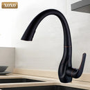 GobekUsa Golden Kitchen Faucet Pull Out Single Handle Water Mixer Tap