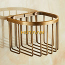 GobekUsa Antique Brass Toilet Paper Holder Mounted Roll Tissue Box - YT-1392