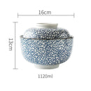 GobekUsa Japanese Style Ceramic Soup Bowl - Eco-Friendly Under Glazed Tureen