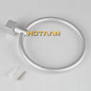 GobekUsa Aluminium Round Towel Holder Rings Wall Mounted Bathroom Accessories
