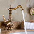 GobekUsa Brass Antique Bath Hardware Set: Towel Rack, Paper Holder, Towel Hanger, Toilet Brush Holder