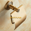 GobekUsa Antique Brass Toilet Paper Holder Classic Bathroom Accessories