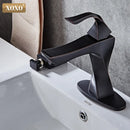 GobekUsa Contemporary Brass Basin Faucet with Single Handle Mixer for Bathroom