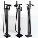 GobekUsa Black Bronze Bathtub Mixer Faucet | Single Handle Waterfall Tub Fixture