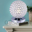 GobekUsa Crystal Table Lamp: Modern Desktop E27 LED Desk Lamp for Parlor, Bed Room, Bedside Cabinet