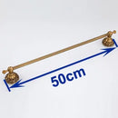 GobekUsa Antique Brass Towel Holder Single Bar 30-60cm, Solid Aluminium Towel Rack