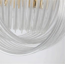 GobekUsa Art Glass Tube Pendant Chandelier Dining Room Hanging Lamp