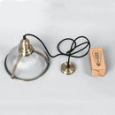 GobekUsa Glass Shade Pendant Light Fixture for Dining Room Office E27