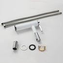 GobekUsa Brass Bathroom Faucet Vessel Sinks Mixer - Swivel Spout Vanity Tap, Chrome Deck Mounted