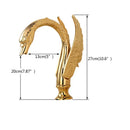GobekUsa Golden Swan Crystal Dual Handle Basin Tap