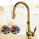 GobekUsa Brass Kitchen Faucet Pull Out Sprayer High Arch Mixer Tap Kit