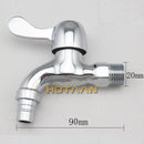 GobekUsa Brass Washer Tap Bibcock Faucet - Single Handle Cold Water Washing Machine Bibcock