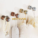 GobekUsa Antique Brass Wall Clothes Rack | Bathroom Accessory Hanger
