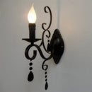 GobekUsa Crystal Deco Loft Wall Lamp for Bedroom Restaurant Aisle Cafe Sconce