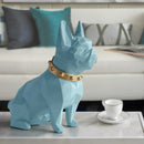 GobekUsa Dog Statue Resin Decor Modern Art Animal Sculpture Figurine Garden Home Ornaments