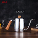 GobekUsa Gooseneck Stainless Steel Pour Over Kettle with Wooden Handle