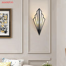 GobekUsa LED Fan-Shaped Indoor Wall Lamp for Corridor Aisle Staircase Bedroom Lighting