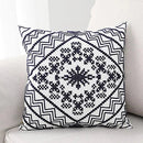 GobekUsa Aztec Embroidery Canvas Cushion Cover 45x45cm