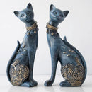 GobekUsa Cat Statue: Decorative Resin Sculpture, Creative Home Decor, Wedding Gift