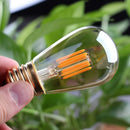 GobekUsa LED Filament Bulb 3W ST45 Gold Dimmable E26 E27 2200K Indoor Decorative