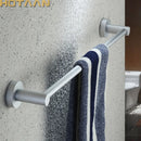 GobekUsa Aluminium Bathroom Accessory Towel Bar Rail Holder, Anti-Rust Round Towel Rack