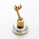 GobekUsa Gold Brass Swivel Handheld Shower Holder Mounting Bracket for Bathroom Accessories