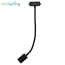 GobekUsa Gooseneck Ceiling Light: E27 Hose Industrial Track LED Spot Lamp, Adjustable, Black White