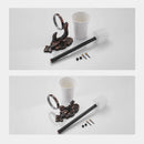 GobekUsa Brass Wall Mounted Toilet Brush Holder Set Luxury Bathroom Accessories CleanWF-88809