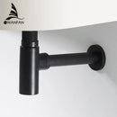 GobekUsa Brass Round Bottle Trap Oil Rubbed Bronze Pop Up Drain WF-6920