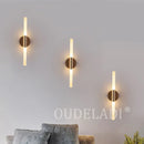 GobekUsa LED Tube Wall Light for Bedroom Bathroom Foyer Living Room, Modern Metal Up Down Lamps