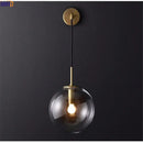 GobekUsa Glass Ball LED Wall Lamp - Nordic Modern Bathroom Sconce