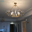 GobekUsa Copper Bird Chandelier for Home, Restaurant, Bar Lighting