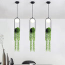 GobekUsa Black Flower Pot Pendant Lights for Home Decor, Dining, Bar & Restaurant Lighting