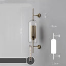 GobekUsa Glass Industrial Wall Lights for Living Room Bedroom Dining Room