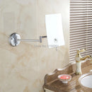 GobekUsa 3X Magnifying Wall Makeup Mirror for Bathroom with Folding Arm - Lady Square