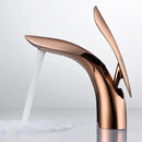 GobekUsa Gold Brass Basin Faucet | Single Handle Mixer Tap for Bathroom Sink