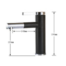 GobekUsa Brass Bathroom Faucet Vessel Sink Mixer - Swivel Spout Deck Mounted Vanity Tap - White/Black Color