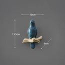 GobekUsa Bird Resin Hanger: Living Room Coat Towel Hat Holder and Kitchen Hook