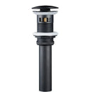 GobekUsa Brushed Nickel Faucet Vanity Sink Pop-up Drain Stopper Overflow Drainer