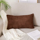 GobekUsa Corduroy Flocking Velvet Pillow Cover 40x60cm