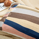 GobekUsa Embroidered Geometric Cotton Cushion Cover 45x45cm