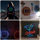 GobekUsa 3V Neon Light EL Wire Rope 1m/3m/5M Glow Strip LED Shoes Clothing Car