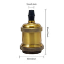 GobekUsa Industrial E27 Screw Base Lamp Holder Ceiling Light Fixture