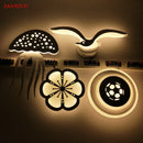GobekUsa LED Jellyfish Wall Sconce Light for Modern Indoor Living Room Bedroom Stair Lamp
