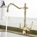 GobekUsa Kitchen Faucet with Water Purification Mixer Tap 360° Rotation for Kitchen WF-0193K