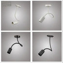 GobekUsa LED Flex Track Light for Clothing Stores - Black White Bendable Rod Bend Lighting