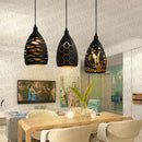 GobekUsa Iron Cage Pendant Light - 12W LED, Modern Design for Living Room, Restaurant, Shop